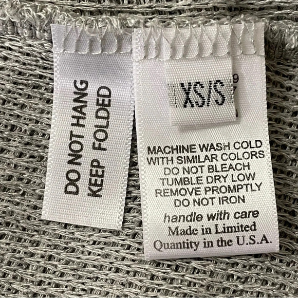 LAUREN MOSHI NWOT Wilma Large Aztec Bullhead Hoodie Sweater in Gray - Picture 6 of 7